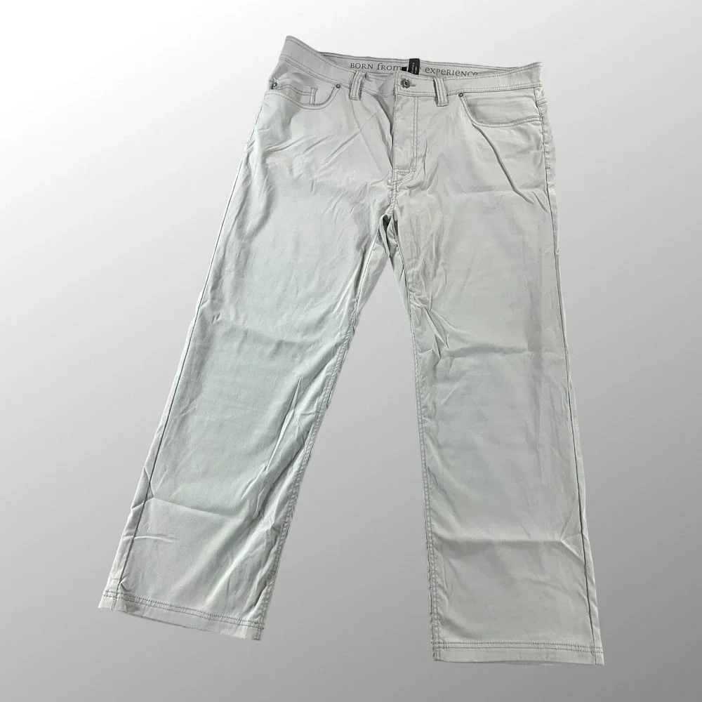 Prana Pants 40x30 Mens Brion‎ II Slim Pant Gray Lightweight Stretch